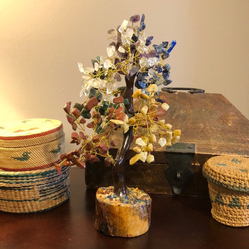 Gemstone Chakra Tree Of Life Sculpture